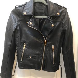 Black leather Jacket